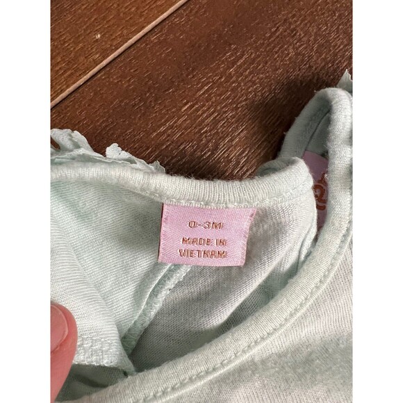 Girls Size 3 Months Baker By Ted Baker Floral Sleeve Top & Okie Dokie Purple - Picture 9 of 11